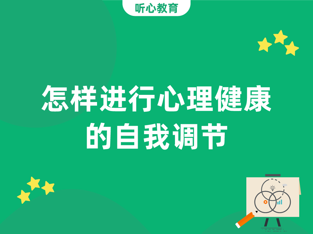 怎样进行心理健康的自我调节？