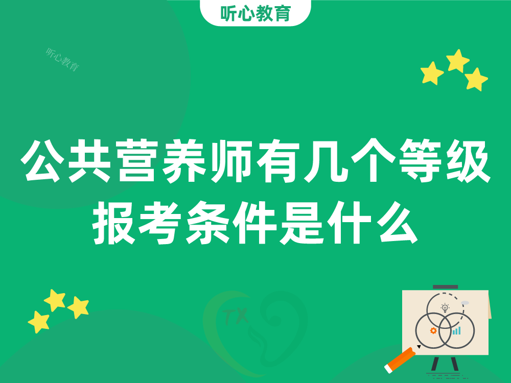 公共营养师有几个等级？报考条件是什么？