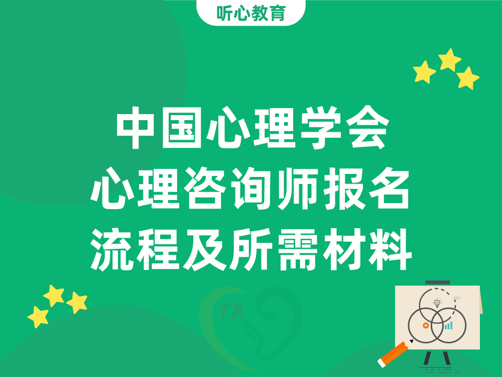中国心理学会心理咨询师报名流程及所需材料